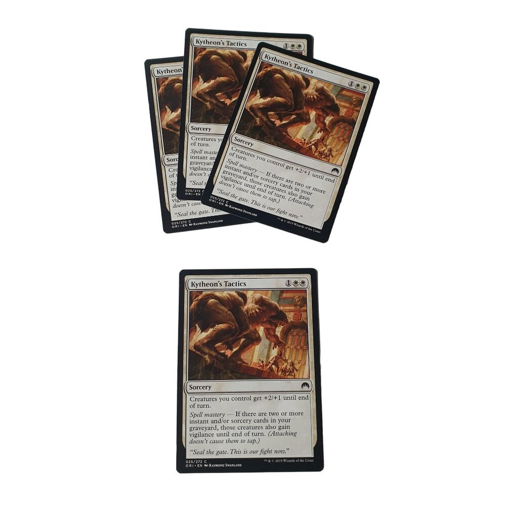 Kytheons Tactics Magic The Gathering 25/272  Sorcery 4X Wizards Of The Coast
